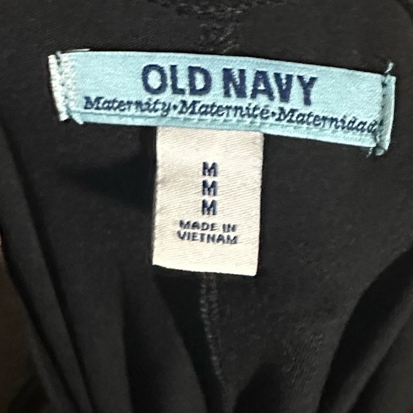 Old Navy Black Maxi Maternity Dress with Slit size medium - Picture 7 of 7